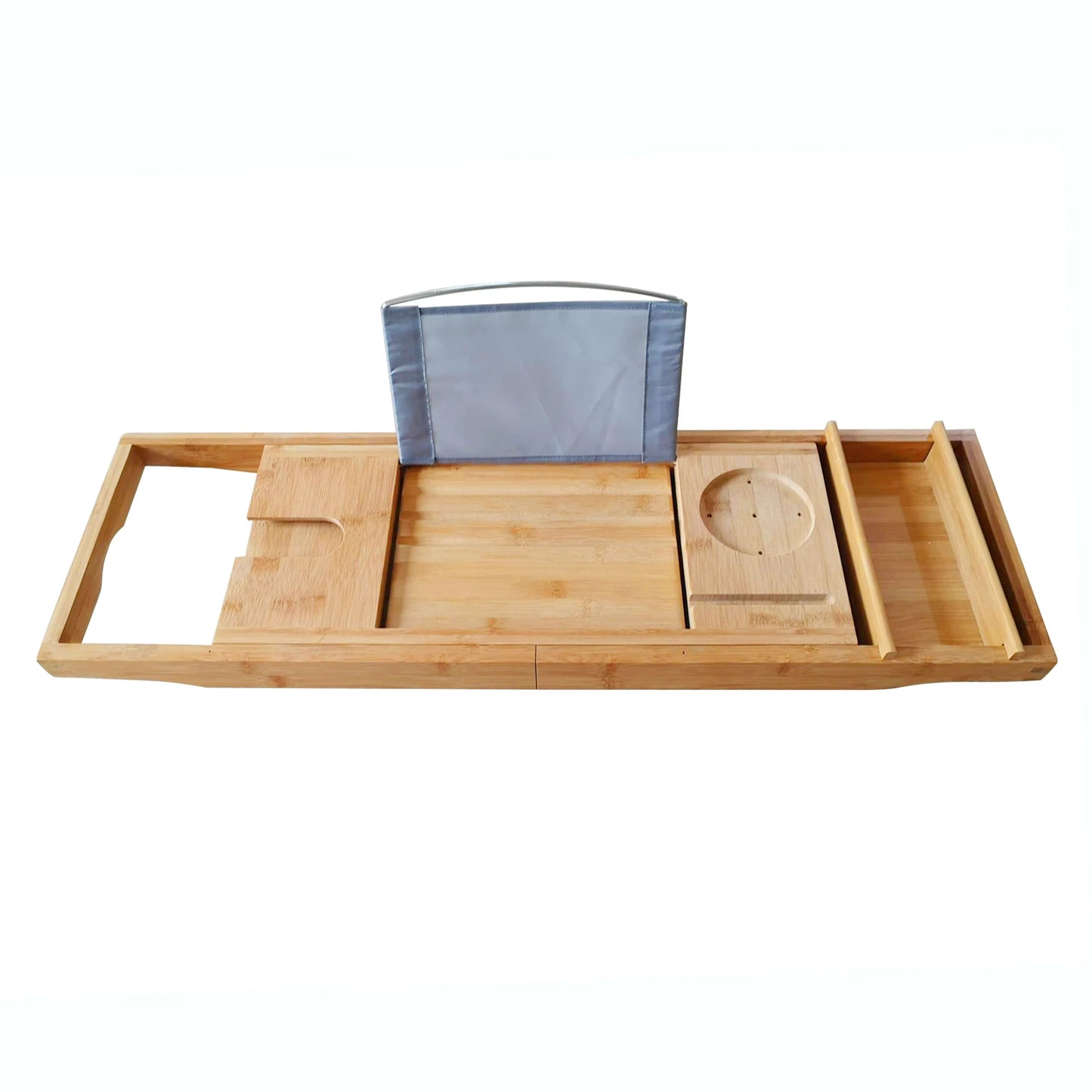 Bamboo Bath Tray Table Bathtub Caddy