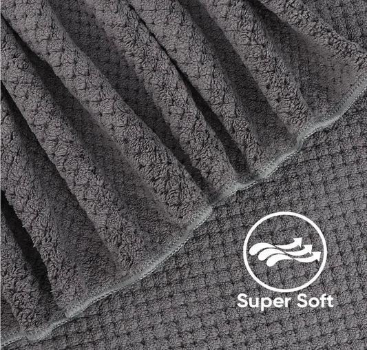 Bath Towel Microfiber Ultra Soft Highly Absorbent  Set of 2