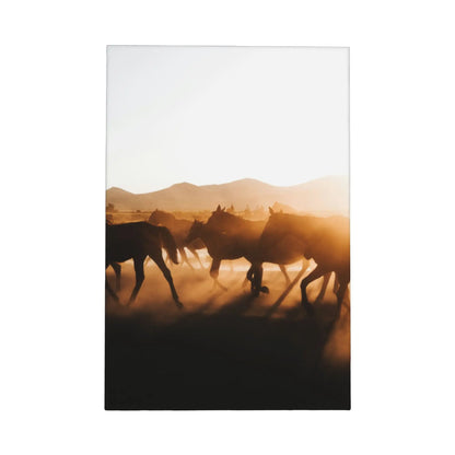 Cowboy Horse Canvas Framed Wall Art Western Rustic Country